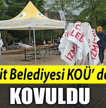 izmit belediyesi kou den kovuldu