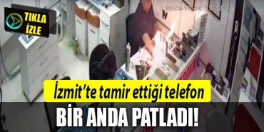 izmit telefon patladi