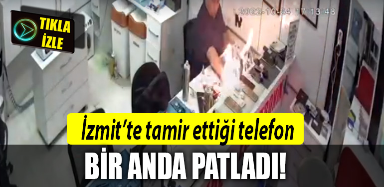 izmit telefon patladi