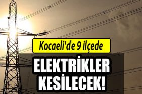 kocaeli 24 ekim elektrik kesintisi
