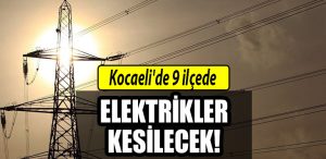 kocaeli 24 ekim elektrik kesintisi