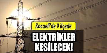 kocaeli 24 ekim elektrik kesintisi