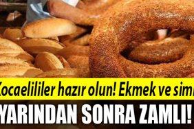 kocaeli ekmek simit zam