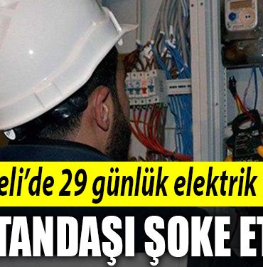kocaeli elektirk kesintisi