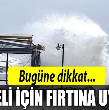 kocaeli firtina