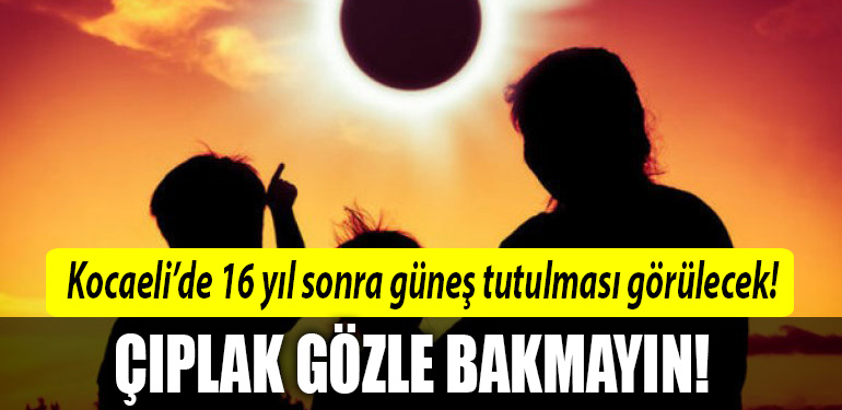kocaeli gunes tutulmasi