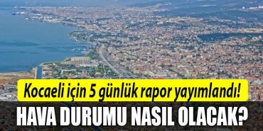 kocaeli hava durumu 3