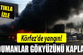kocaeli korfez yangin