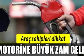 kocaeli motorin zam