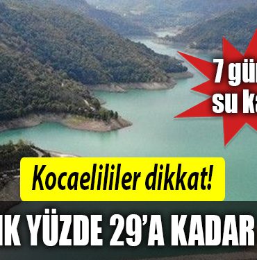 kocaeli yuvacik baraji