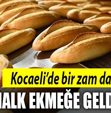 kocaeli zam halk ekmek