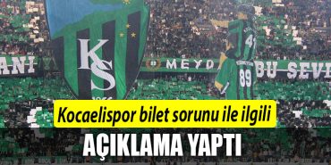 kocaelispor bilet sorunu
