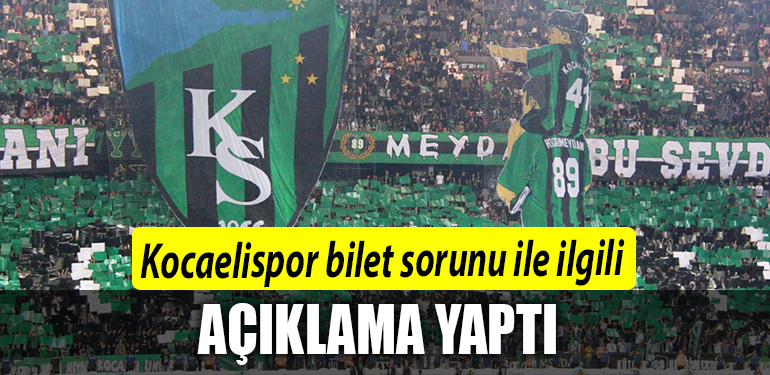 kocaelispor bilet sorunu