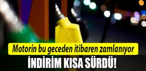 motorin indirim