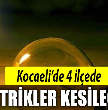 29 kasim kocaeli elektrik kesimtisi