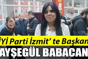 IYI PARTI IZMIT TE BASKAN AYSEGUL BABACAN