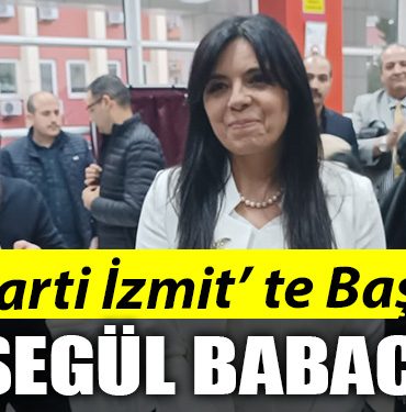IYI PARTI IZMIT TE BASKAN AYSEGUL BABACAN