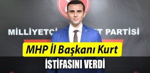 MHP Kocaeli Il Baskani Yunus Emre Kurt istifa dilekcesini verdi