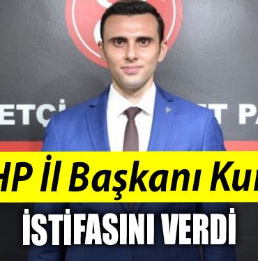 MHP Kocaeli Il Baskani Yunus Emre Kurt istifa dilekcesini verdi