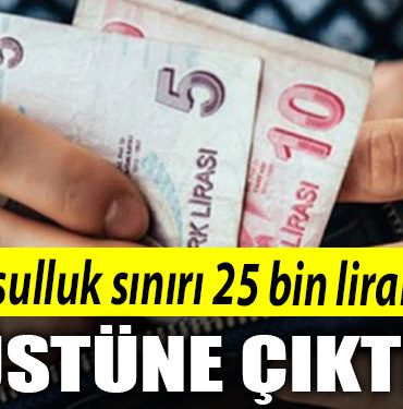 YOKSULLUK SINIRI 25 BIN LIRANIN USTUNE CIKTI