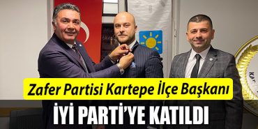 Zafer Partisi Kartepe Ilce Baskani IYI Partiye katildi