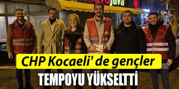 chp kocaeli de gencler sahada