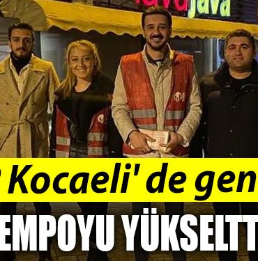 chp kocaeli de gencler sahada