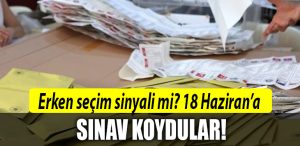 erken secim