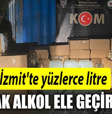 izmit kacak alkol