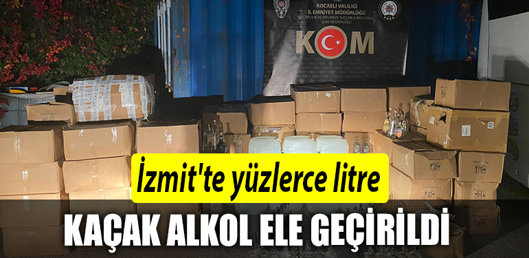 izmit kacak alkol