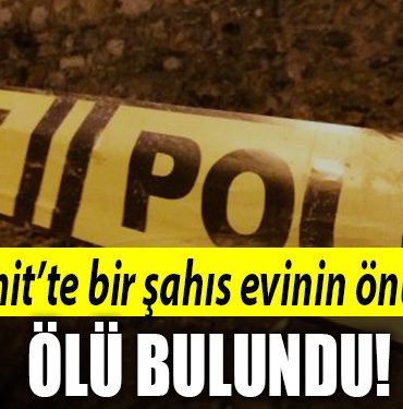 izmit olu bulundu