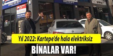 kartepe elektriksiz bina