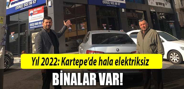 kartepe elektriksiz bina