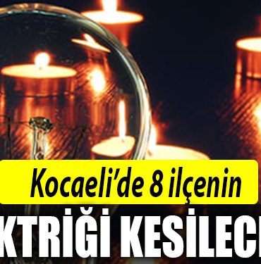 kocaeli elektrik kesintisi 28 kasim