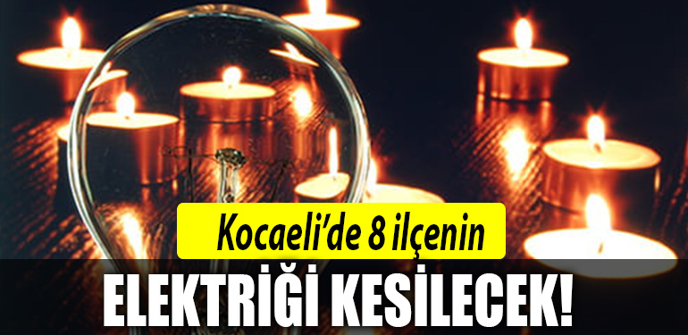 kocaeli elektrik kesintisi 28 kasim