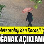 kocaeli hava durumu 3