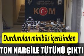 kocaeli kacak nargile 1 ton