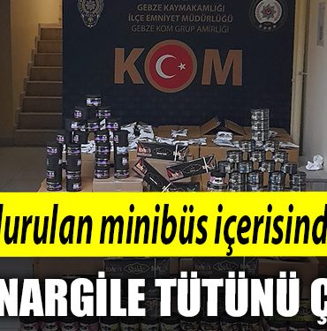 kocaeli kacak nargile 1 ton