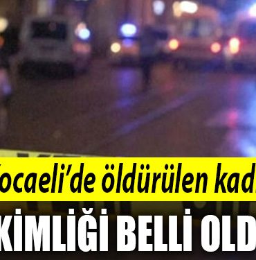 kocaeli kadin cesedi