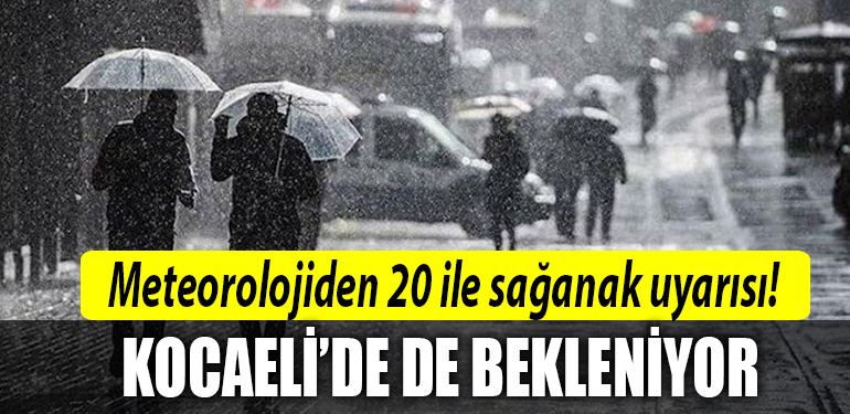 kocaeli saganak