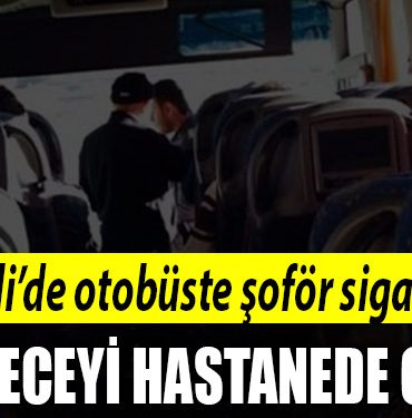 kocaeli yolcu otobusu sigara