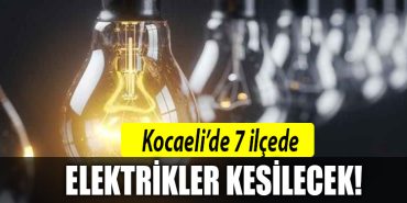 10 aralik kocaeli elektrik kesintisi