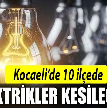 30 aralik kocaeli elektrik kesintisi