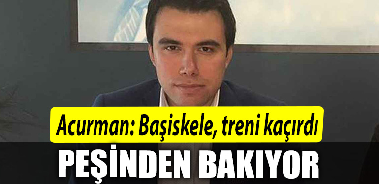 Anil Acurman Basiskele treni kacirdi pesinden bakiyor