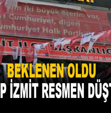 Beklenen oldu CHP Izmitte yonetim dustu 1
