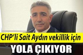 CHPli Sait Aydin vekillik icin yola cikiyor