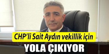 CHPli Sait Aydin vekillik icin yola cikiyor