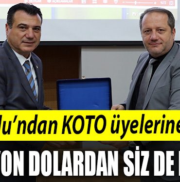 Ciritoglundan KOTO uyelerine cagri 25 Trilyon Dolardan siz de pay alin