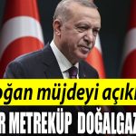 Erdogan 58 milyar metrekupluk dogalgaz rezervi kesfettik
