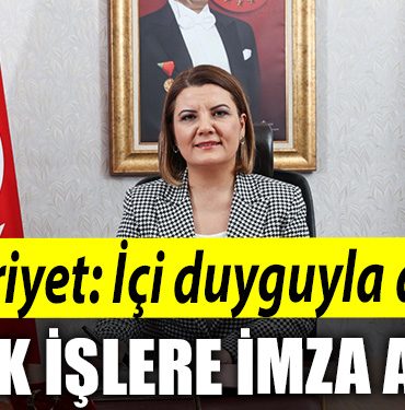 Hurriyet Ici duyguyla dolu BUYUK ISLERE IMZA ATTIK
